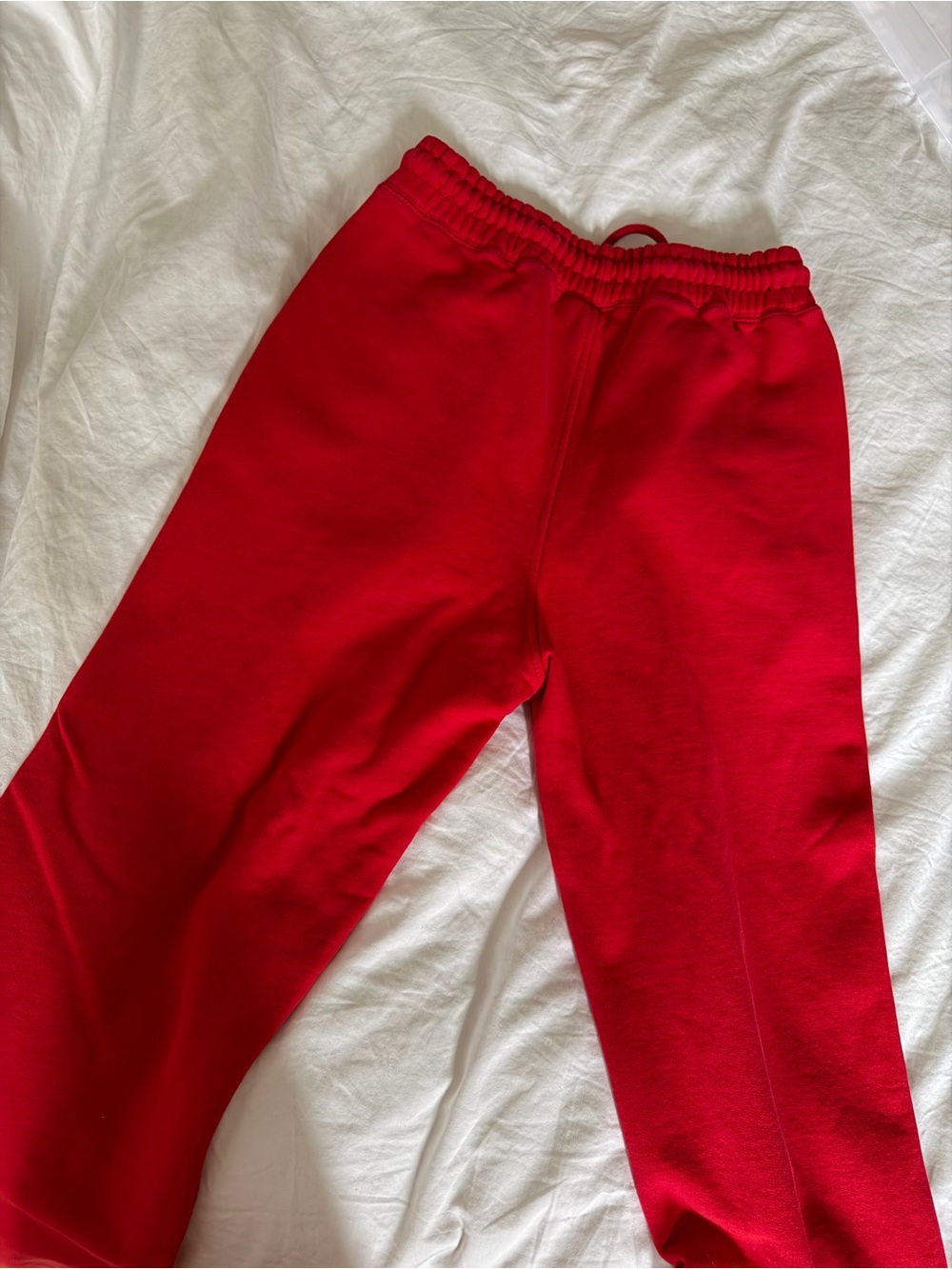 GANNI Red Sweatpants with Drawstring Waist - Picture 4 of 5